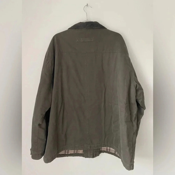 Vintage Barn Jacket Men’s XXL Croft & Barrow Chore Coat Leather Blanket Lined - Picture 3 of 8